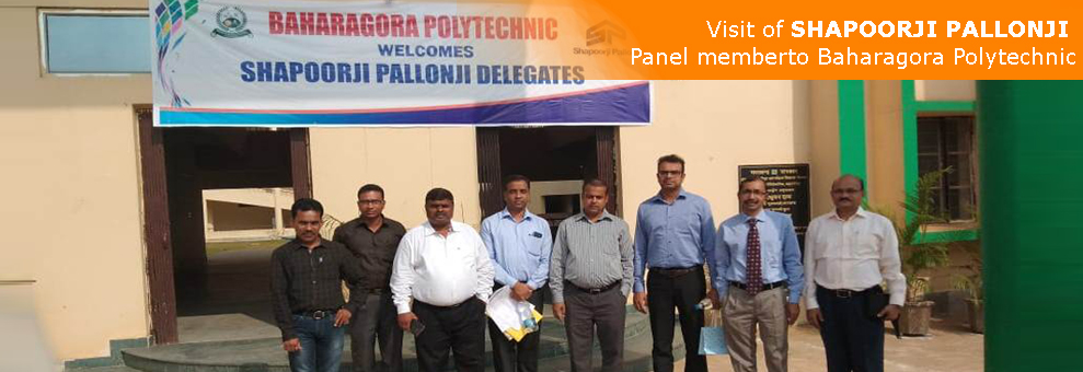 Visit of SHAPOORJI PALLONJI  Panel memberto Baharagora Polytechnic
